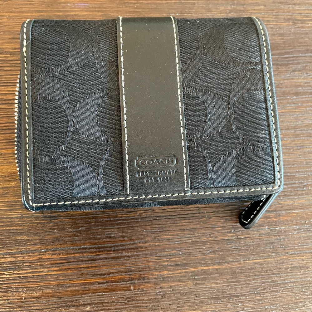 Black Coach Wallet